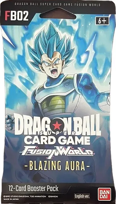 Blazing Aura Sleeved Booster Pack [Vegeta (Awakened)]