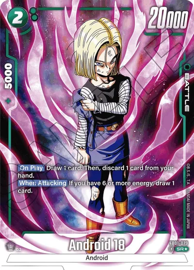 Android 18 - FB01-079 (Alternate Art)