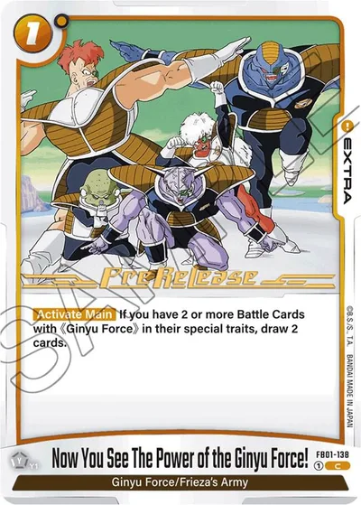 Now You See The Power of the Ginyu Force!