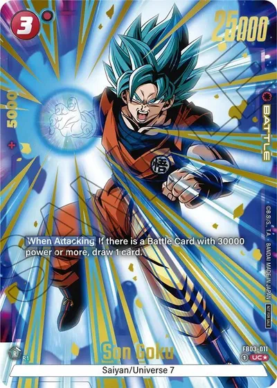 Son Goku - FB03-011 (Championship Pack 02) (Gold)