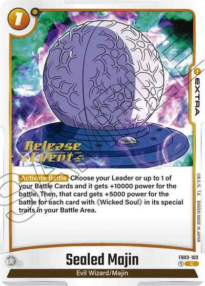 Sealed Majin