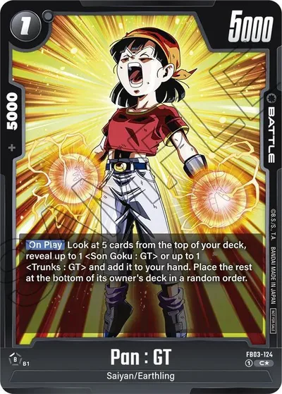 Pan : GT (Tournament Pack 03)