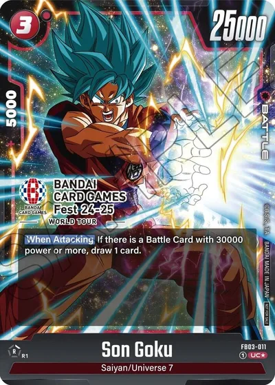 Son Goku - FB03-011 (BANDAI Card Games Fest 24-25 World Tour)
