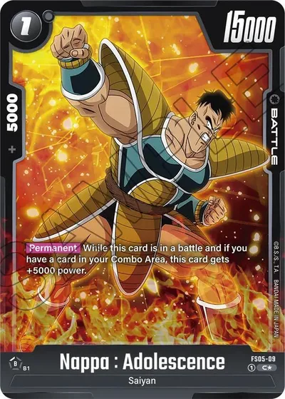 Nappa : Adolescence (Bonus Pack Alternate Art)