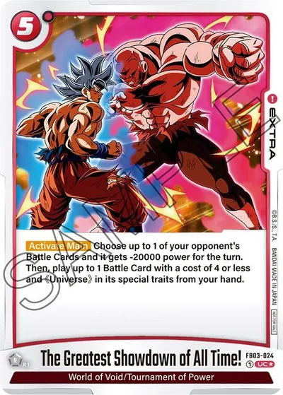 The Greatest Showdown of All Time! (Tournament Pack 04)