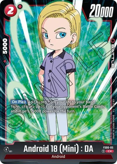 Android 18 (Mini) : DA (Bonus Pack Alternate Art)