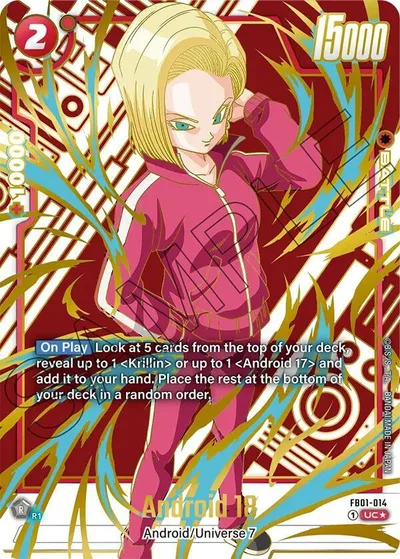 Android 18 - FB01-014 (Alternate Art)