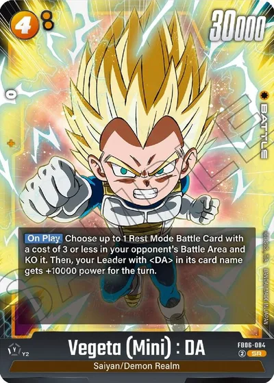 Vegeta (Mini) : DA - FB06-084