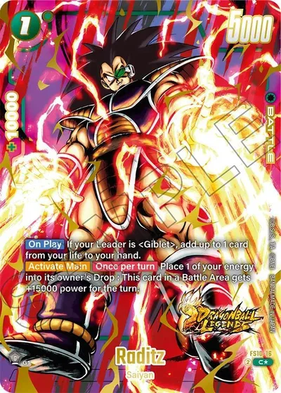 Raditz (Bonus Pack Alternate Art)