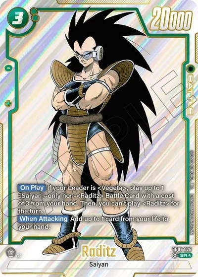 Raditz - SB01-026 (Alternate Art)