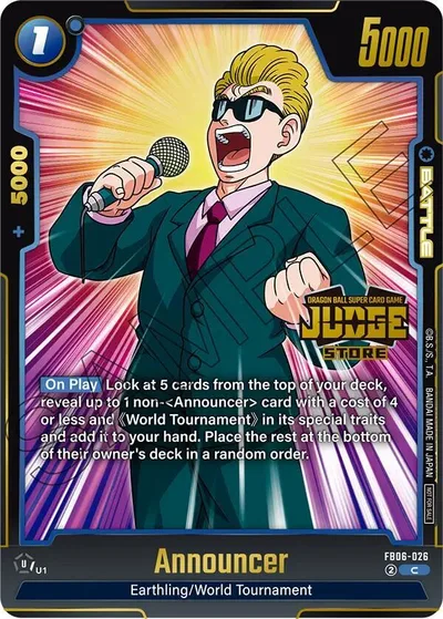 Announcer (Judge Pack (Store Judge) 04)