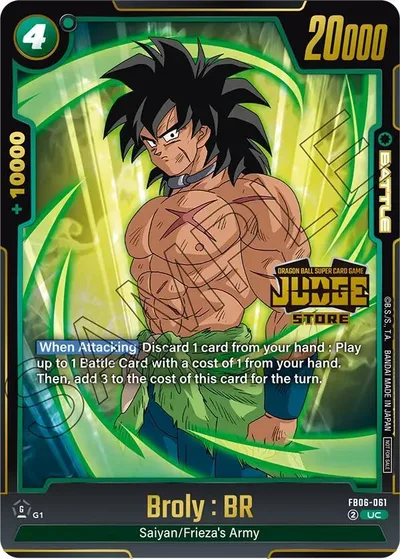 Broly : BR (Judge Pack (Store Judge) 04)