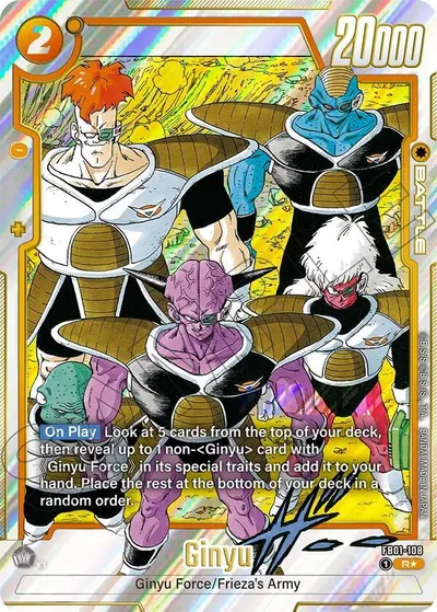Ginyu - FB01-108 (Alternate Art)