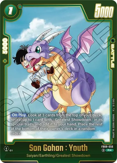 Son Gohan : Youth - FB08-056 (Alternate Art)