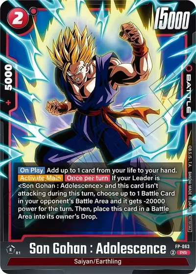 Son Gohan : Adolescence (Tournament Pack 09)