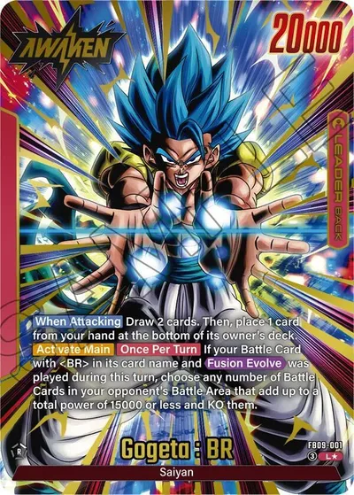 Gogeta : BR - FB09-001 (Alternate Art)