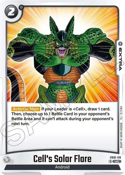 Cell's Solar Flare