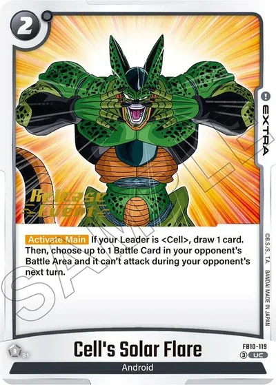 Cell's Solar Flare