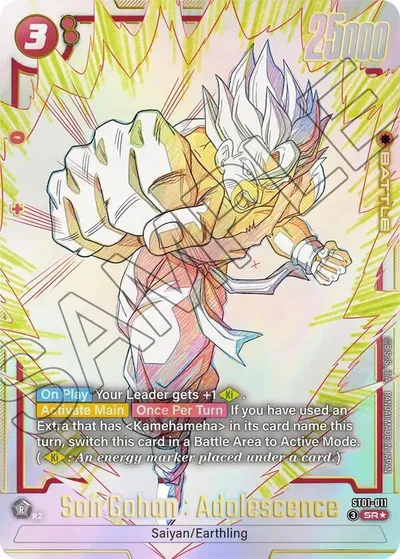 Son Gohan : Adolescence - ST01-011 (Alternate Art)