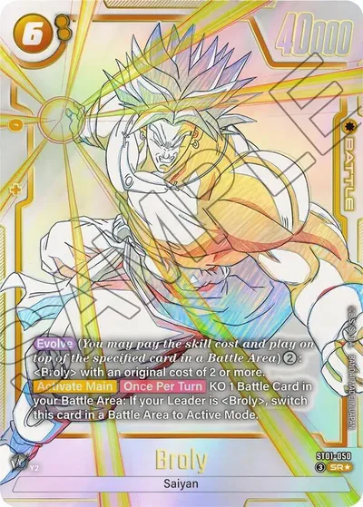 Broly - ST01-050 (Alternate Art)