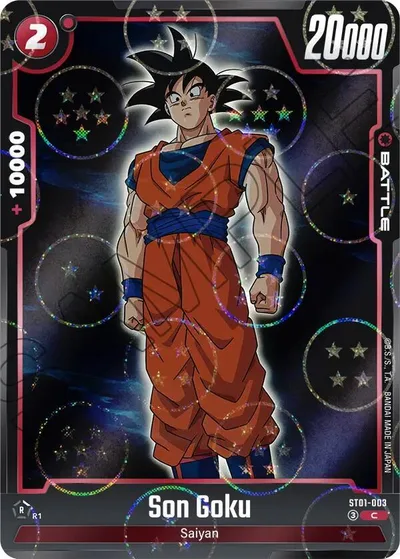 Son Goku - ST01-003 (Dragon Ball Pattern)