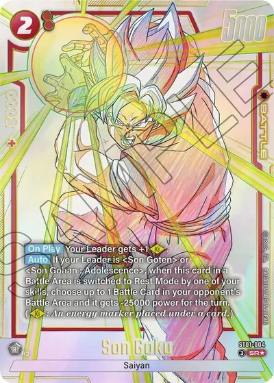 Son Goku - ST01-004 (Alternate Art)