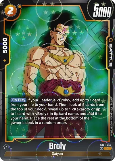 Broly - ST01-048 (Dragon Ball Pattern)