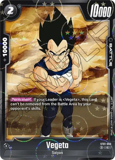 Vegeta - ST01-063 (Dragon Ball Pattern)