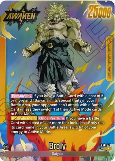 Broly - FB08-073 (Alternate Art)