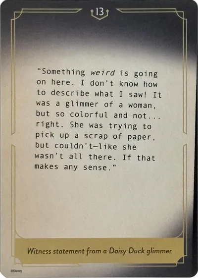 Whispers in the Well Case File Cards (13 of 18)