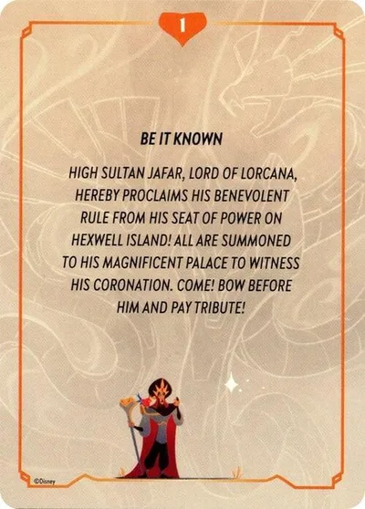 Reign of Jafar Lore Card (1 of 19)