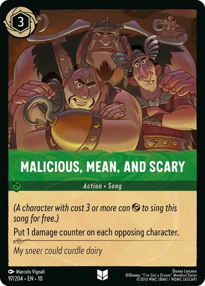 Malicious, Mean, and Scary