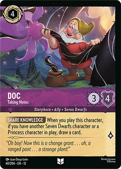 Doc - Taking Notes (Foil)