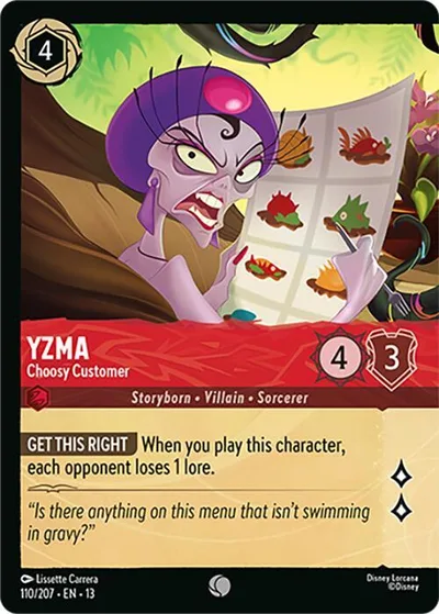 Yzma - Choosy Customer (Foil)