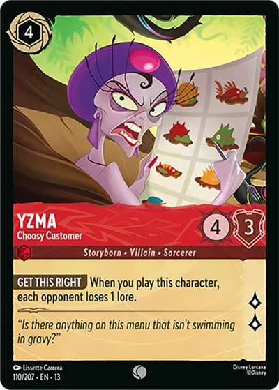 Yzma - Choosy Customer