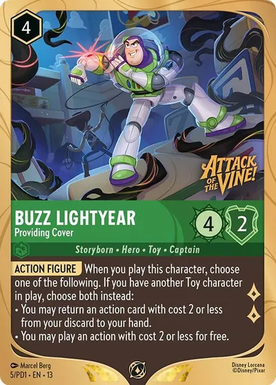 Buzz Lightyear - Providing Cover (Prerelease Promo)