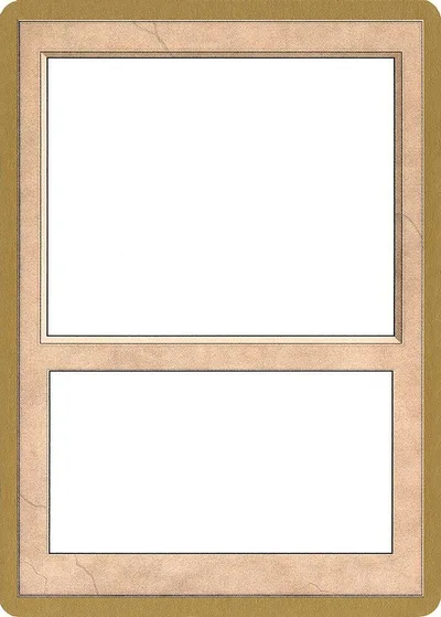 1996 World Championship Blank Card