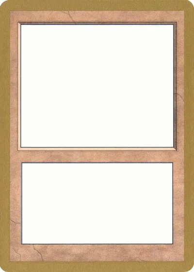 1997 World Championship Blank Card
