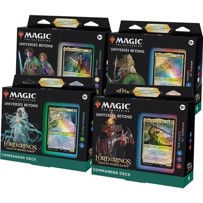 The Lord of the Rings: Tales of Middle-earth Commander Decks [Set of 4]