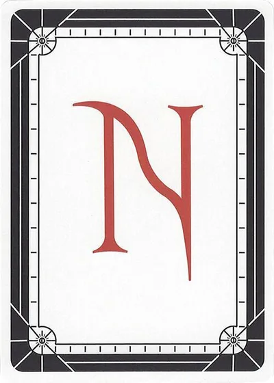 Letter Card - N