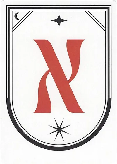 Letter Card - X