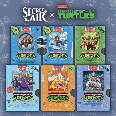 Secret Lair Drop: Secret Lair x Teenage Mutant Ninja Turtles: VHS Villains - Non-Foil Edition