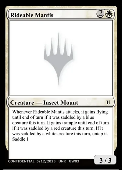 Rideable Mantis
