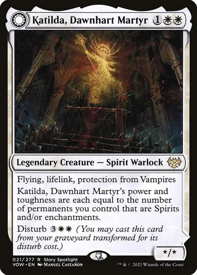 Katilda, Dawnhart Martyr // Katilda's Rising Dawn