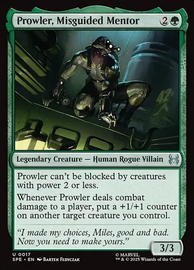 Prowler, Misguided Mentor
