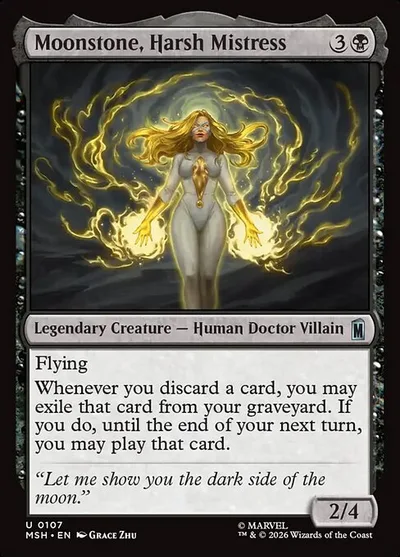 Moonstone, Harsh Mistress