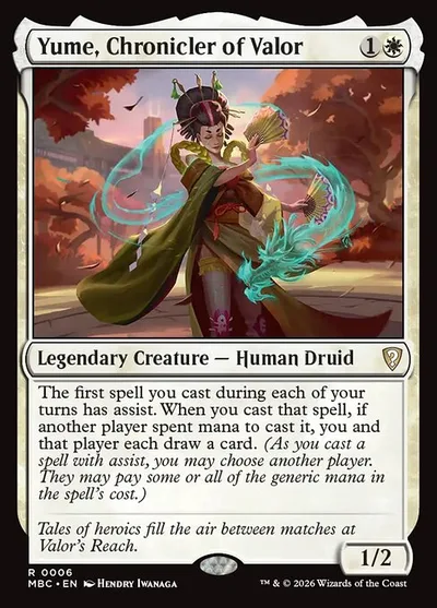 Yume, Chronicler of Valor