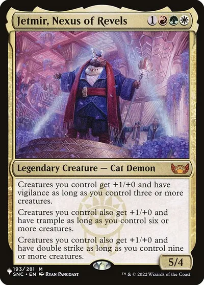 Jetmir, Nexus of Revels
