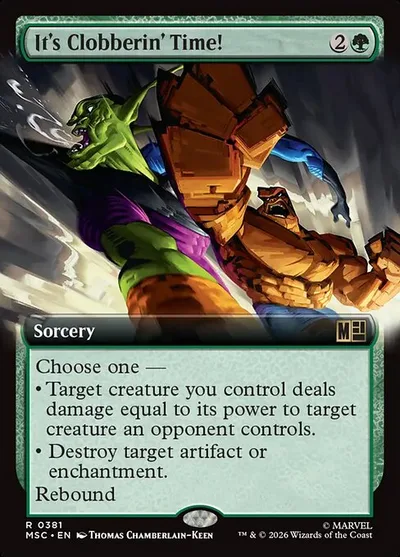It's Clobberin' Time!