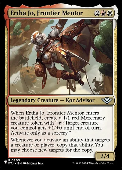 Ertha Jo, Frontier Mentor